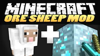 Ore Sheep Mod 1.12.2, 1.7.10 (Sheep Can Eat Any Block)
