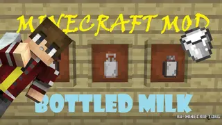 Bottled Milk Mod 1.12.2, 1.11.2 (Make Milk far Easier to Carry in Large Quantities)