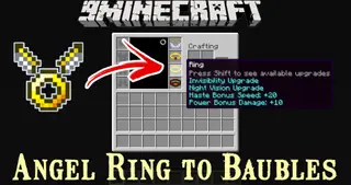 Angel Ring to Baubles Mod 1.12.2, 1.11.2