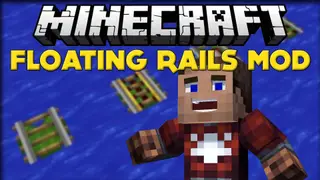 Floating Rails Mod 1.12.2, 1.7.10 (Rails Place on Water, Lava)