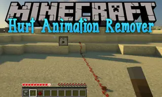 Hurt Animation Remover Mod 1.12.2 (Removes Screen Shake When Taking Damage)