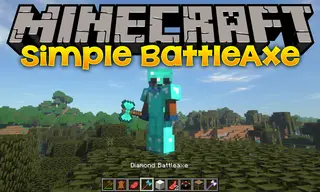 Simple Battleaxes Mod 1.12.2 (A Vanilla-like Battleaxe)