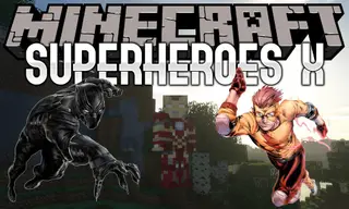Superheroes X Mod 1.13.2, 1.12.2 (Add Favorite Marvel and DC Characters)