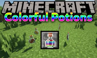 Colorful Potions Mod 1.12.2 (Dye Potions with Different Colors)