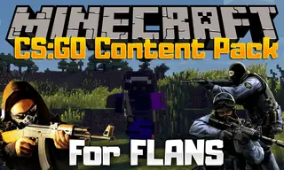 Counter-Strike: Global Offensive Content Pack for Flans Mod 1.8.9, 1.7.10