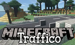 Traffico Mod 1.12.2 (Traffic Light, Wall, Cone, Speed Bumps…)