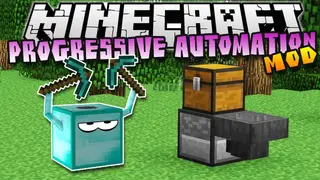 Progressive Automation Mod 1.12.2, 1.11.2 (Automated Mining)