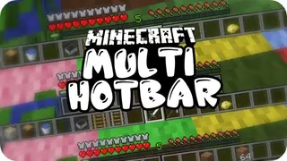 Multi-Hotbar Mod 1.12.2, 1.11.2 (One is Never Enough)