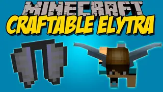 Craftable Elytra Mod 1.12.2, 1.11.2 (Fly in The Sky)