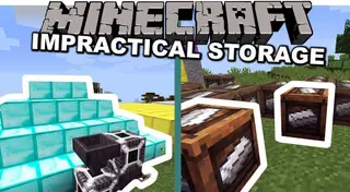 Impractical Storage Mod 1.12.2, 1.11.2 (Store Your Items In The World)