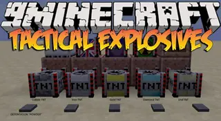 Tactical Explosives Mod 1.12.2, 1.11.2 (Tiered TNT)