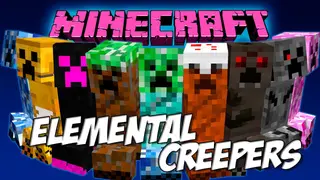 Elemental Creepers Redux Mod 1.12.2 (Creepers with Cool Abilities)