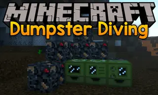 Dumpster Diving Mod 1.12.2 (What Will You Find in the Garbage?)