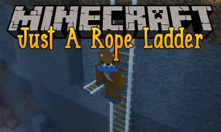 Just A Rope Ladder Mod 1.12.2 (Simple & Convenient Ladder)