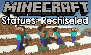Statues Rechiseled Mod 1.12.2 (Create Player's Statue in 1 Click)