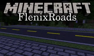 Flenix Roads Mod 1.7.10 (Great Mod for any Road Enthusiast)
