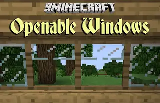 Openable Windows Mod 1.12.2 (Closable Windows)
