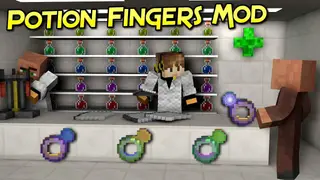 Potion Fingers Mod 1.12.2 (Rings That Add Potion Effects)