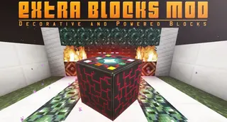 Extra Blocks Mod 1.8 (Decorative and Powered Blocks)