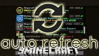 Auto Refresh Mod 1.12.2, 1.11.2 (Alert You When Server Comes On)