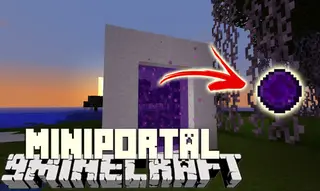 MiniPortal Mod 1.12.2 (Mini Version of the Nether Portal)