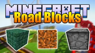 Roadblocks Mod 1.7.10 (Create Actual Roads in Game)