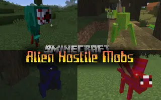 Alien Hostile Mobs Mod 1.12.2 (The Strange Animals)