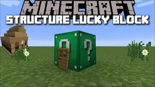 Structure Lucky Block Mod 1.8.9 (Instant Structures)