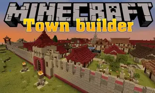 Town Builder Mod 1.12.2, 1.10.2 (Instant Structures)