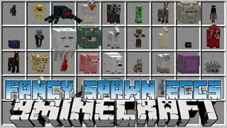 Fancy Spawn Eggs Mod 1.12.2 (Hold the Mobs in Your Hand)