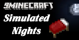 Simulated Nights Mod 1.12.2, 1.11.2 (Time Goes Faster When You Sleep)