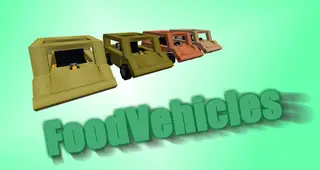 Food Vehicles Mod 1.12.2 (New Food Mobiles)