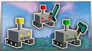 Tiny Robot Pets Mod 1.12.2 (New Types of Drones)