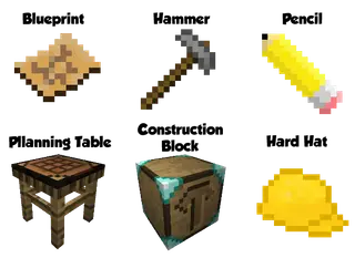 MrCrayfish's Construction Mod 1.7.2, 1.6.4 (How To Build A Structure)