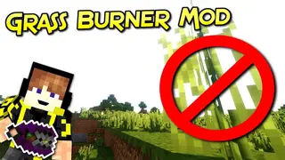 Grass Burner Mod 1.12, 1.11.2 (Remove Grass in a 30×30 Area Without Drops)