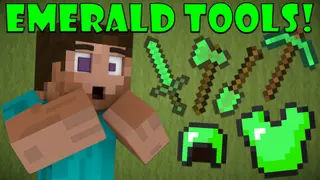 Emerald Tools Mod 1.10.2, 1.7.10 (More Durability Than Diamond)