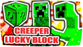Creeper Lucky Block Mod 1.8.9 for Minecraft