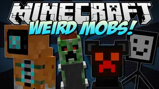 Weird Mobs Mod 1.7.10 (Strangest, Mutants, Horror Mobs)