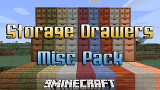 Storage Drawers Misc Pack Mod 1.7.10 (Wooden Drawer Styles)