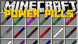 Power Pills Mod 1.8 (Pills That Give You Powers)