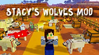 Stacy's Wolves Mod 1.7.10 (Too Many Wolves)
