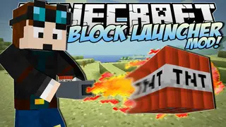 Block Launcher Mod 1.12, 1.11.2 (Fire Any Blocks to Kill)
