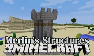 Merlin's Structures Mod 1.11.2 (Village Structures)