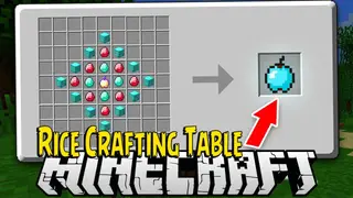Rice Crafting Table Mod 1.10.2 (Bigger Crafting Tables)