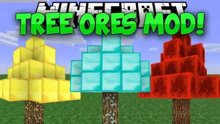 TreeOres Mod 1.11.2, 1.10.2 (Grow Trees Made of Ores)