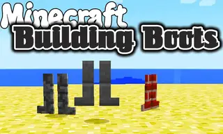 Building Boots Mod 1.12.2, 1.11.2 (Place Blocks Below Yourself)