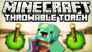 Throwable Torch Mod 1.10.2, 1.7.10