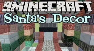 Santa's Decor Mod 1.10.2, 1.7.10 (New Decorative Blocks)