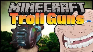 Troll Guns Mod 1.10.2 (TNT Dropper, Grenade, Bazooka)