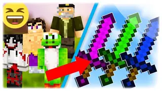 Youtuber Swords Mod 1.7.10 (VEGETTA777, Sarinha…)